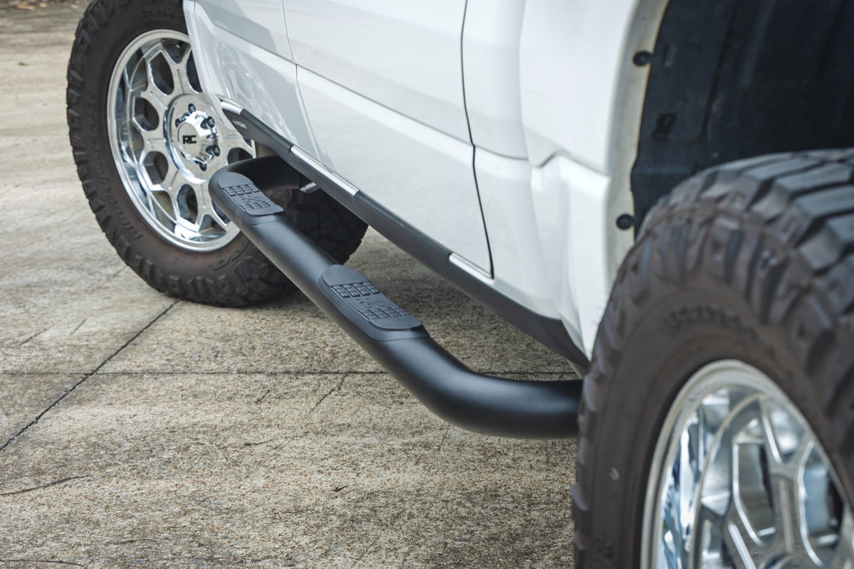 Rough Country 3" Tube Nerf Steps Crew Cab | for Ram 1500 19-26/1500 TRX 21-24 43014
