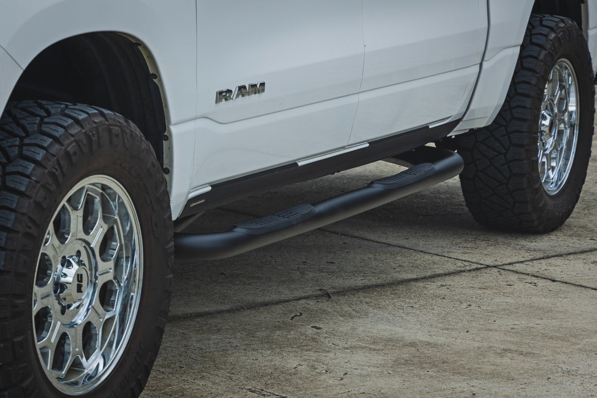 Rough Country 3" Tube Nerf Steps Crew Cab | for Ram 1500 19-26/1500 TRX 21-24 43014