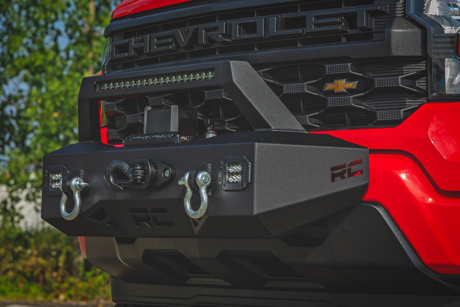 Rough Country EXO Winch Mount Kit | Chevy Silverado 1500 2WD/4WD (2019-2026) 10814