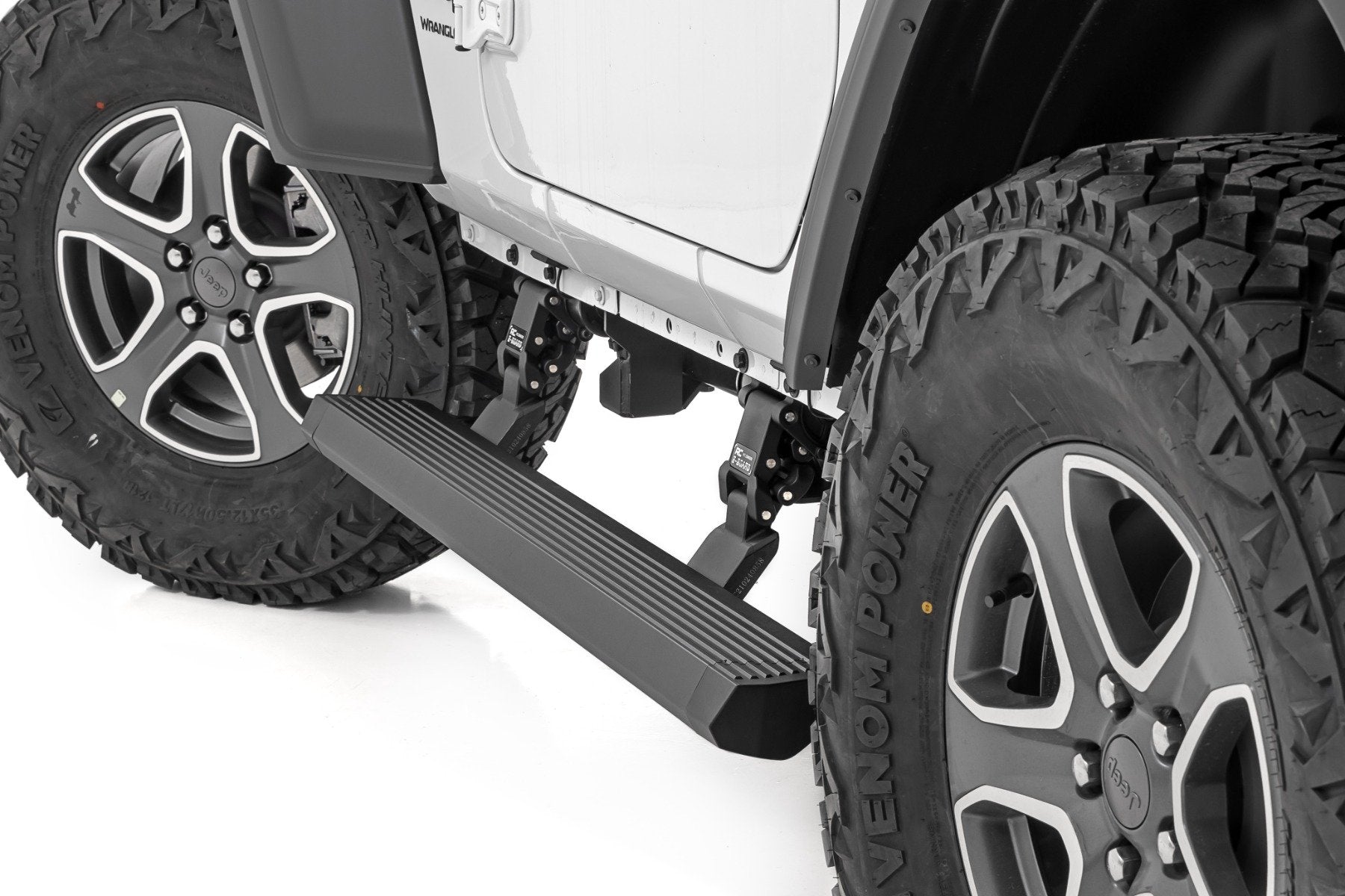 Rough Country Power Running Boards Lighted 2DR Wrangler JL 18-23 PSR61030