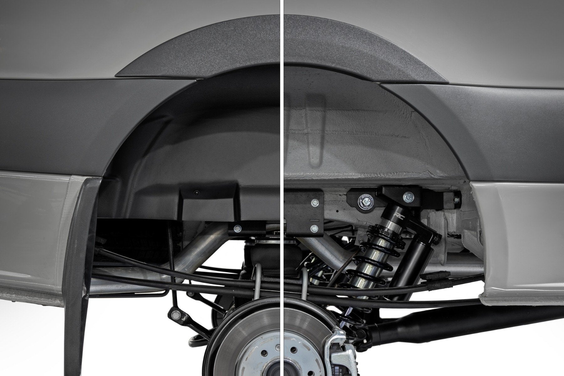 Rough Country Rear Wheel Well Liners | Mercedes-Benz Sprinter 3500 (19-22)/Sprinter 3500XD (19-25) 4302