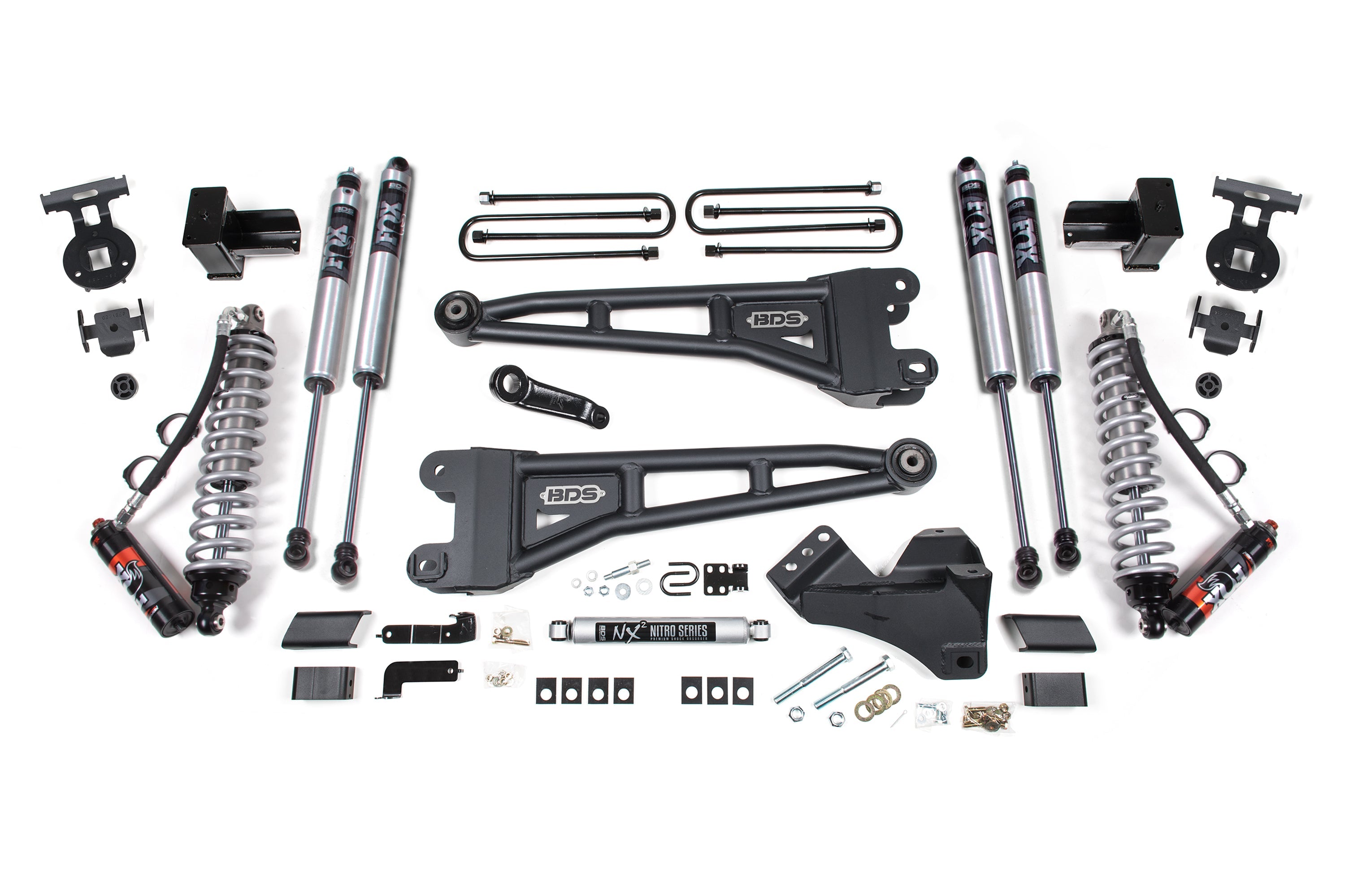 5 Inch Lift Kit w/ Radius Arm | FOX 2.5 Coil-Over Conversion - Performance Elite | Ford F250/F350 Super Duty (23-25) 4WD | Diesel -1