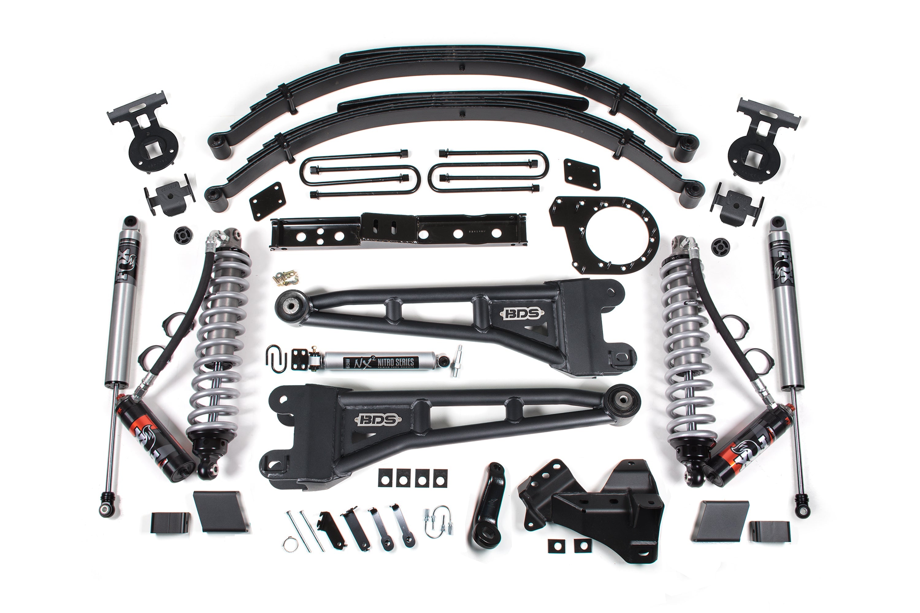 7 Inch Lift Kit w/ Radius Arm | FOX 2.5 Coil-Over Conversion - Performance Elite | Ford F250/F350 Super Duty (23-25) 4WD | Diesel
