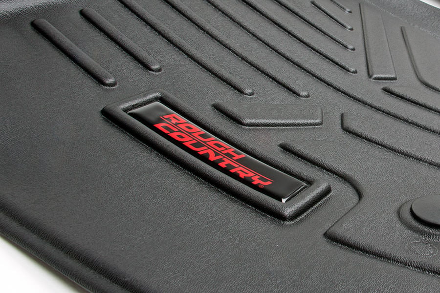 Rough Country Floor Liners F&R Buckets w/Under Seat Storage for Ford F-150 15-23 M-51515