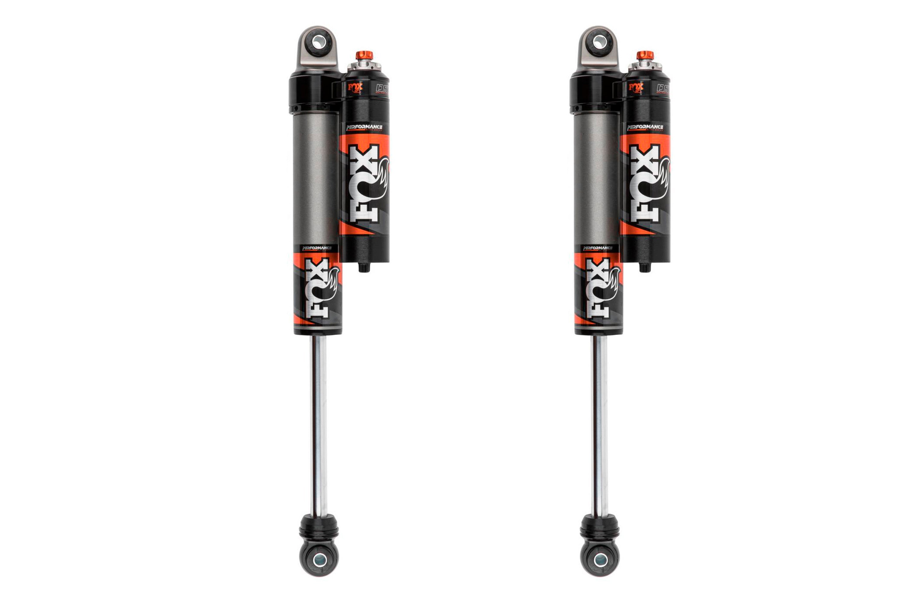 FOX 2.5 Rear Shocks w/ DSC Reservoir Adjuster | 0-1.5 Inch Lift | Performance Elite Series | Chevy Silverado and GMC Sierra 2500HD / 3500HD (20-25) -1
