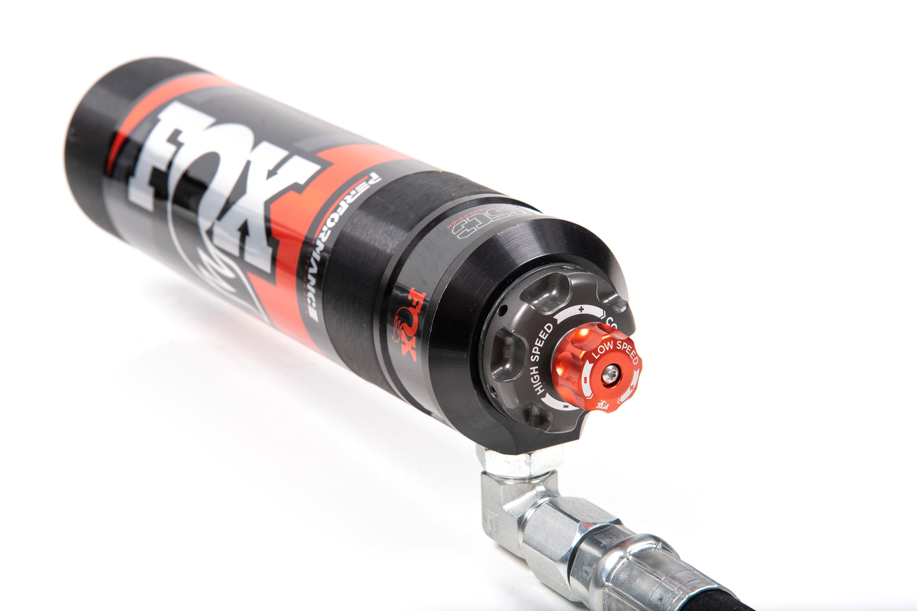FOX 2.5 Coil-Over Shocks w/ DSC Reservoir Adjuster | 4 Inch Lift | Performance Elite Series | Ford F150 (15-25) 4WD