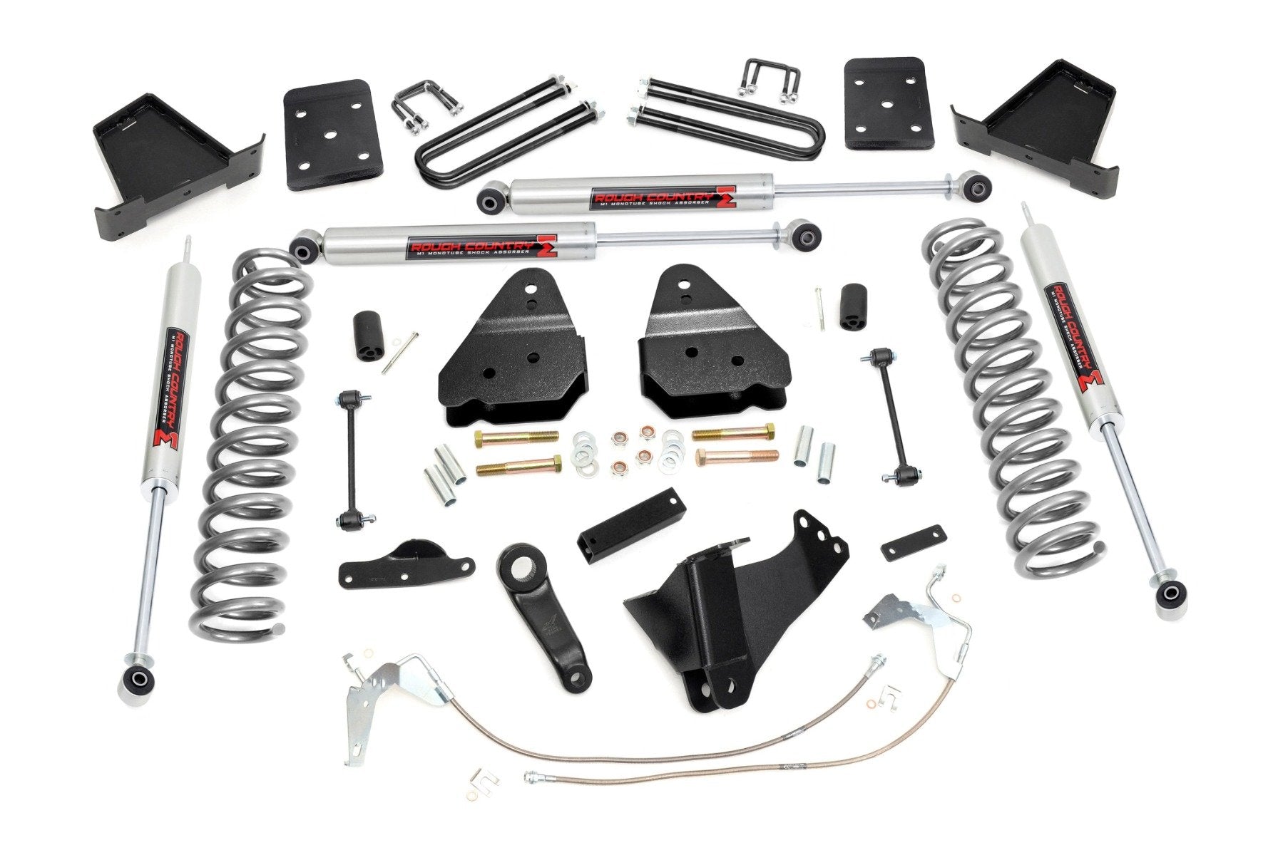 Rough Country 4.5" Lift Kit W/O Overloads M1 For Ford Super Duty 4wd 08-10 47840