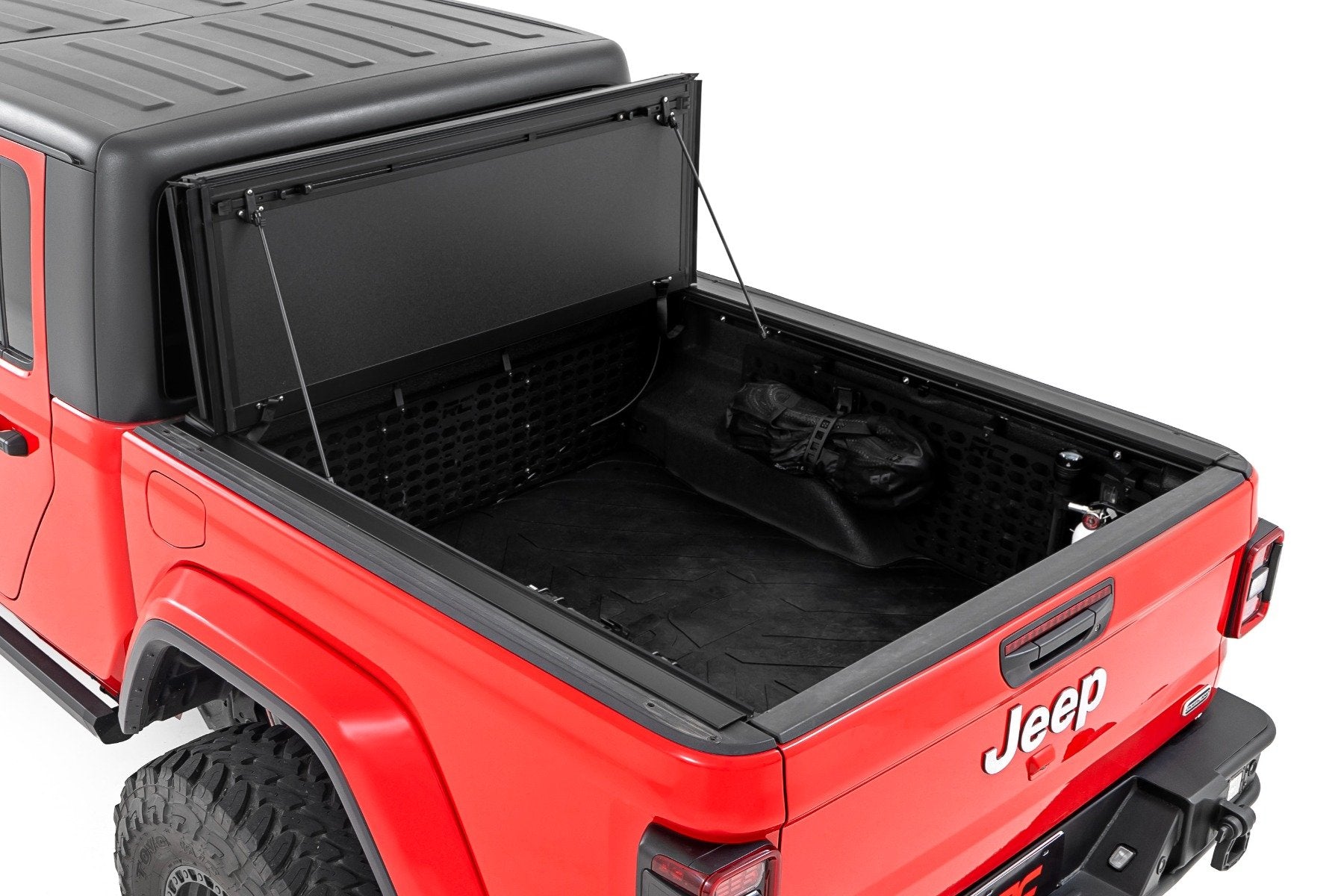 Rough Country Hard Tri-Fold Flip Up Bed Cover 5' Bed Jeep Gladiator JT 20-23 49620500