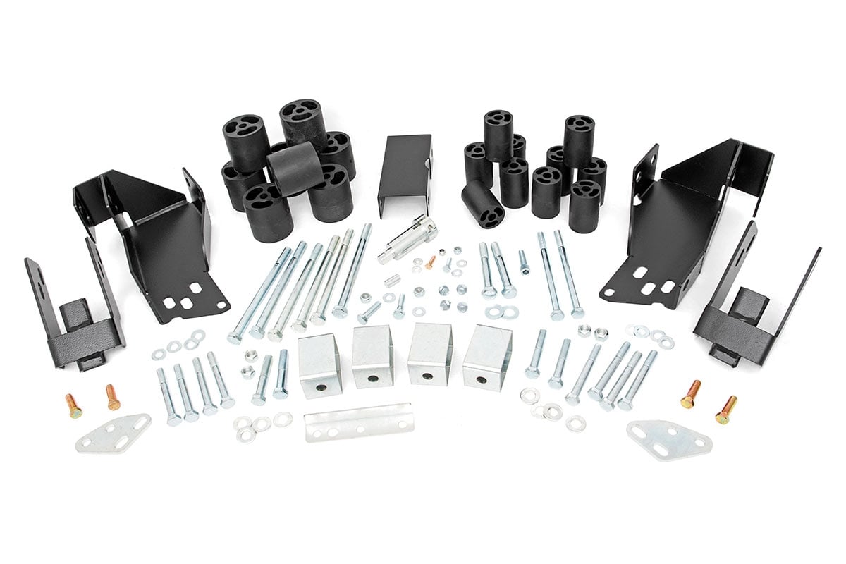 Rough Country 3in GM Body Lift Kit 07-13 Silverado/Sierra 1500 702 RC702