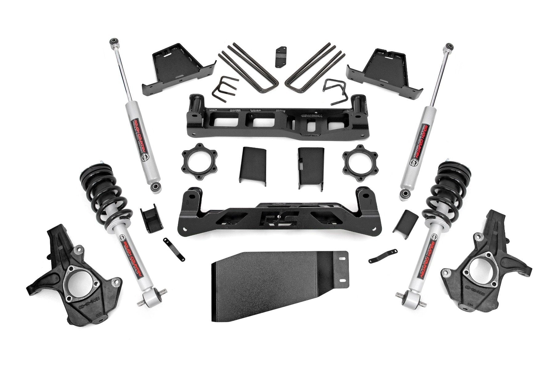 Rough Country 6"GM Suspension Lift Kit w/ N3 Loaded Struts & Shocks 23633