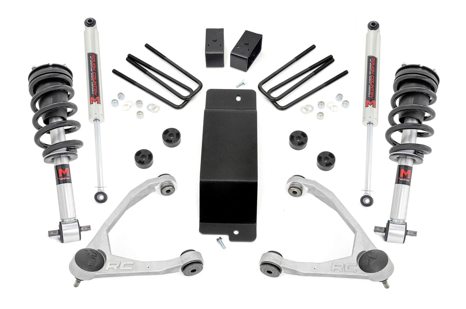 Rough Country 3.5" Lift Kit UCA M1 Struts Chevy/GMC 1500 07-13 27740