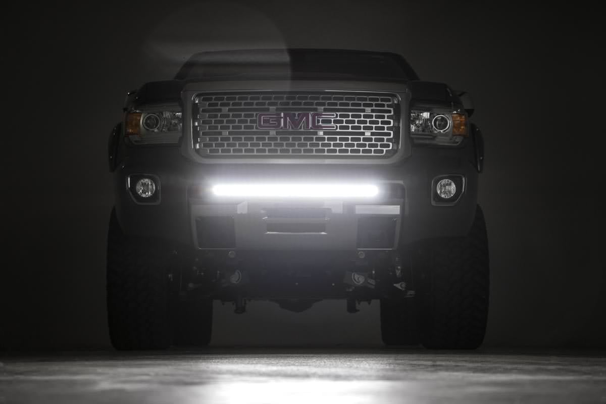 Rough Country GM 30" Single Row LED Hidden Bumper Mounts 15-20 Colorado/Canyon 70536