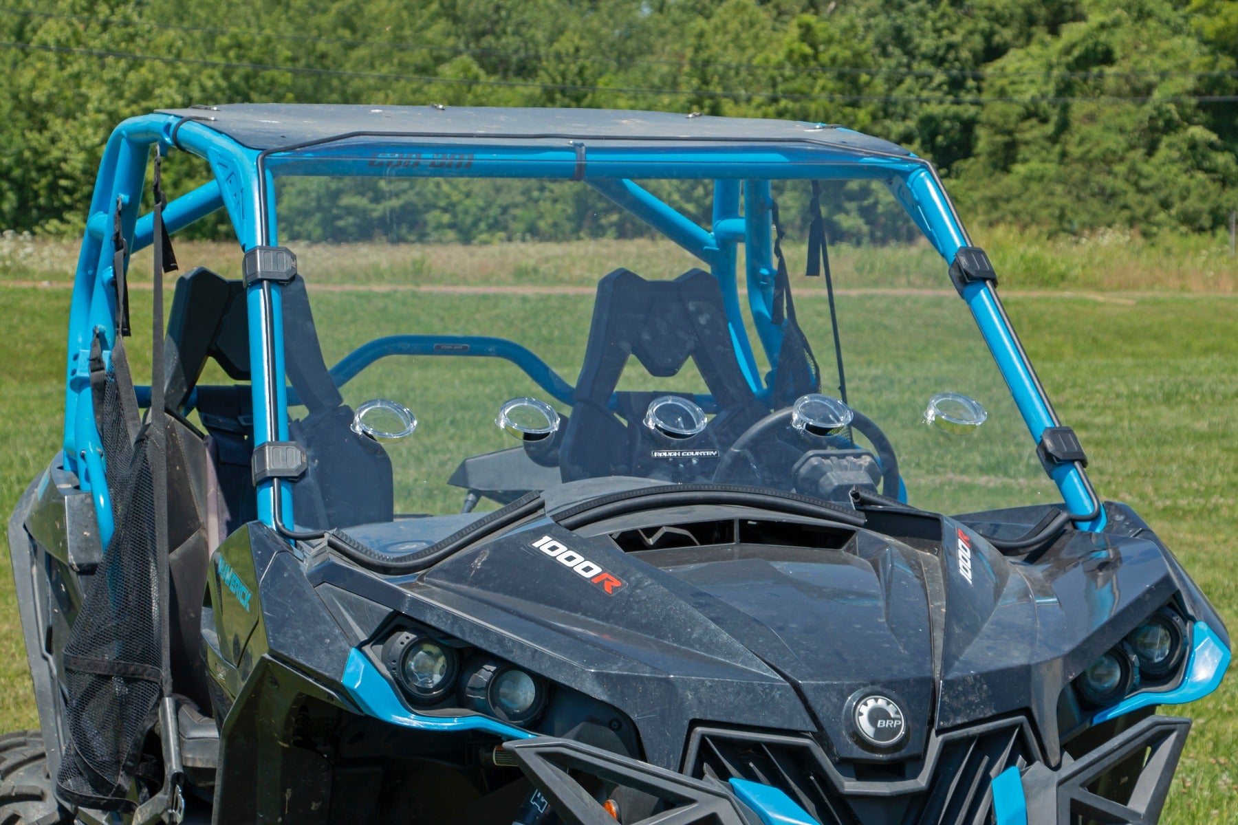 Rough Country Full Scratch Resistant Vented Windshield 13-18 Can-Am Maverick 98231830