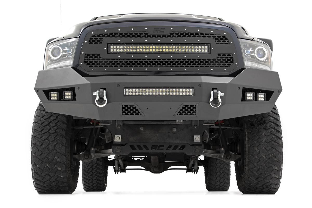 Rough Country Ram Heavy-Duty Front LED Bumper 13-18 1500 10774