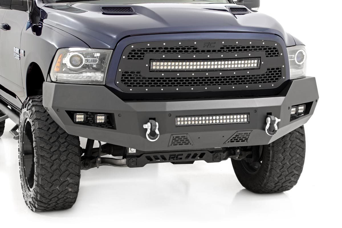 Rough Country Ram Heavy-Duty Front LED Bumper 13-18 1500 10774
