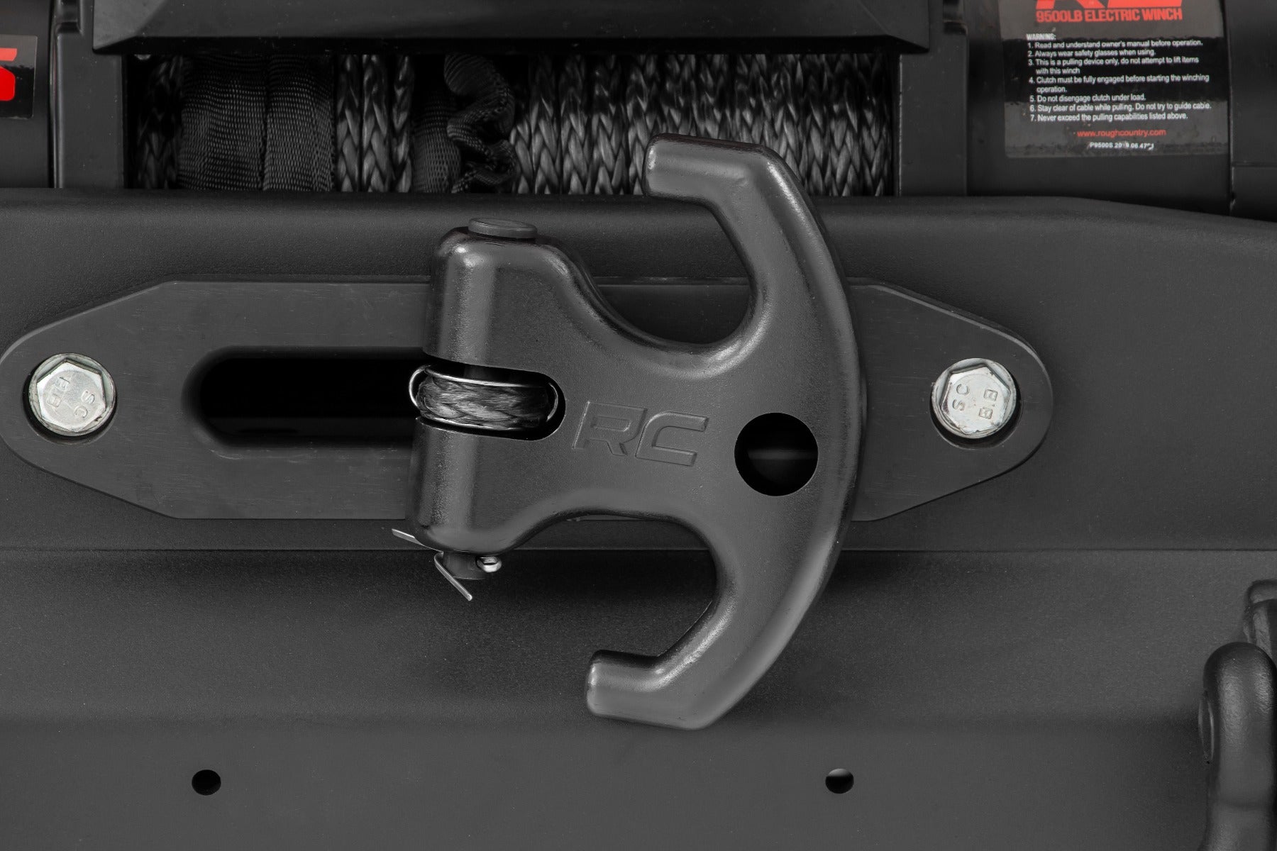 Rough Country Multi-Function Winch Cleat Black -RS175B RS175B