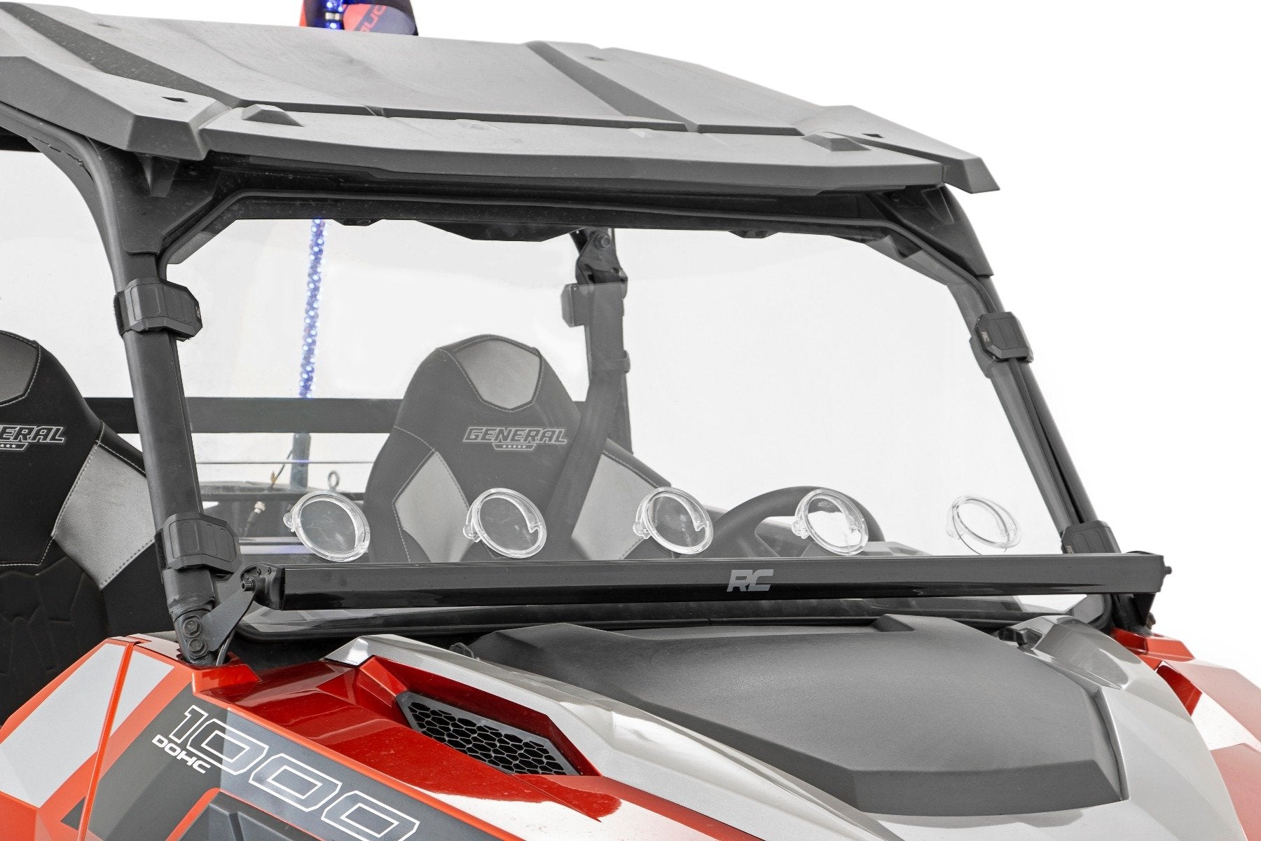 Scratch Resistant Vented Full Windshield 16-21 Polaris General 98262010