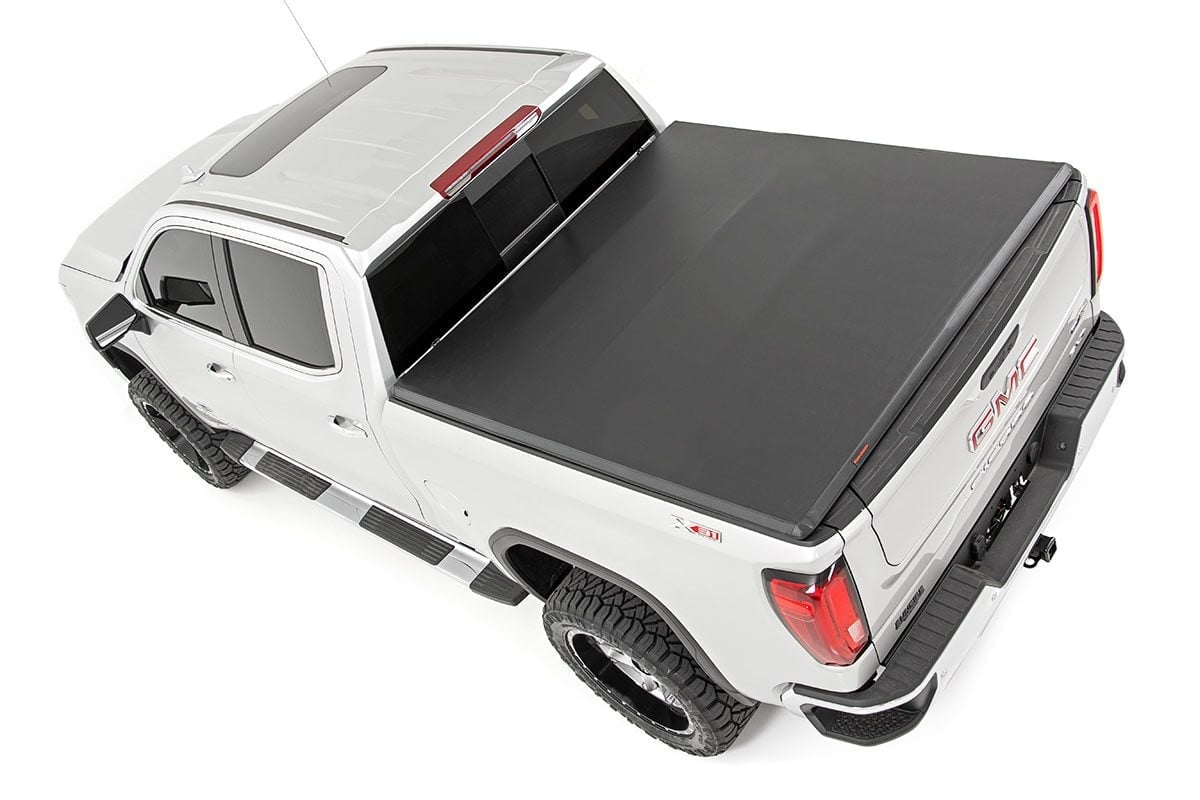 Rough Country Soft Tri-Fold 6'7" Bed Cover Chevy/GMC Sierra/Silverado 1500 19-25 41308650A