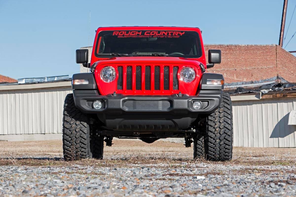 Rough Country 2.5" Lift Kit Coils M1R for Jeep Wrangler Unlimited 4WD 18-23 67744
