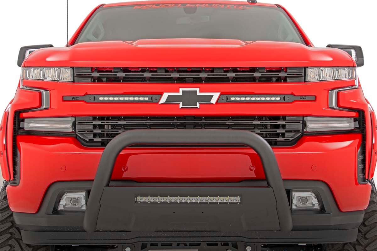 Rough Country 10-Inch Slimline Cree LED Light Bars (Pair Black Series) 70410ABL