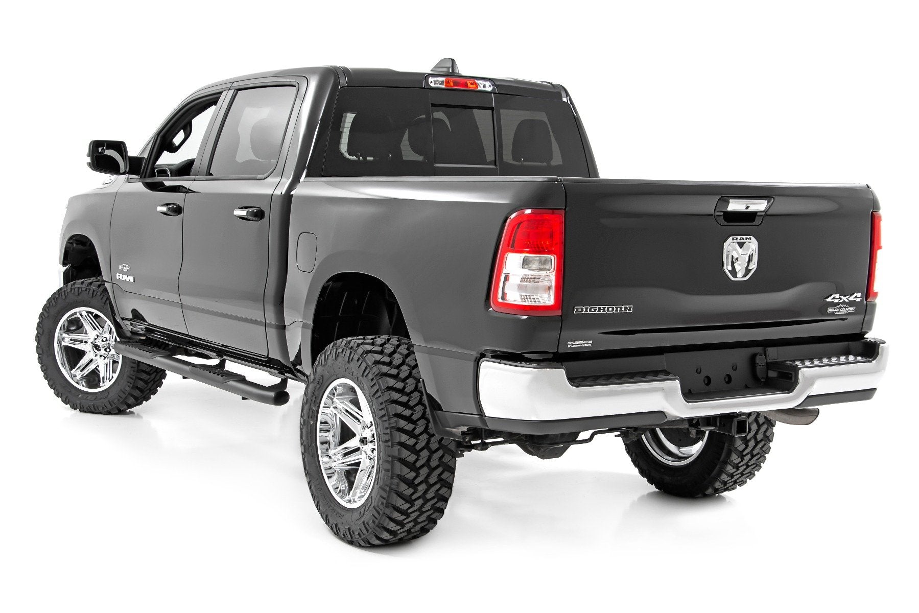 Rough Country Dodge Oval Nerf Step Bars 19-21 Ram Crew Cab 21004