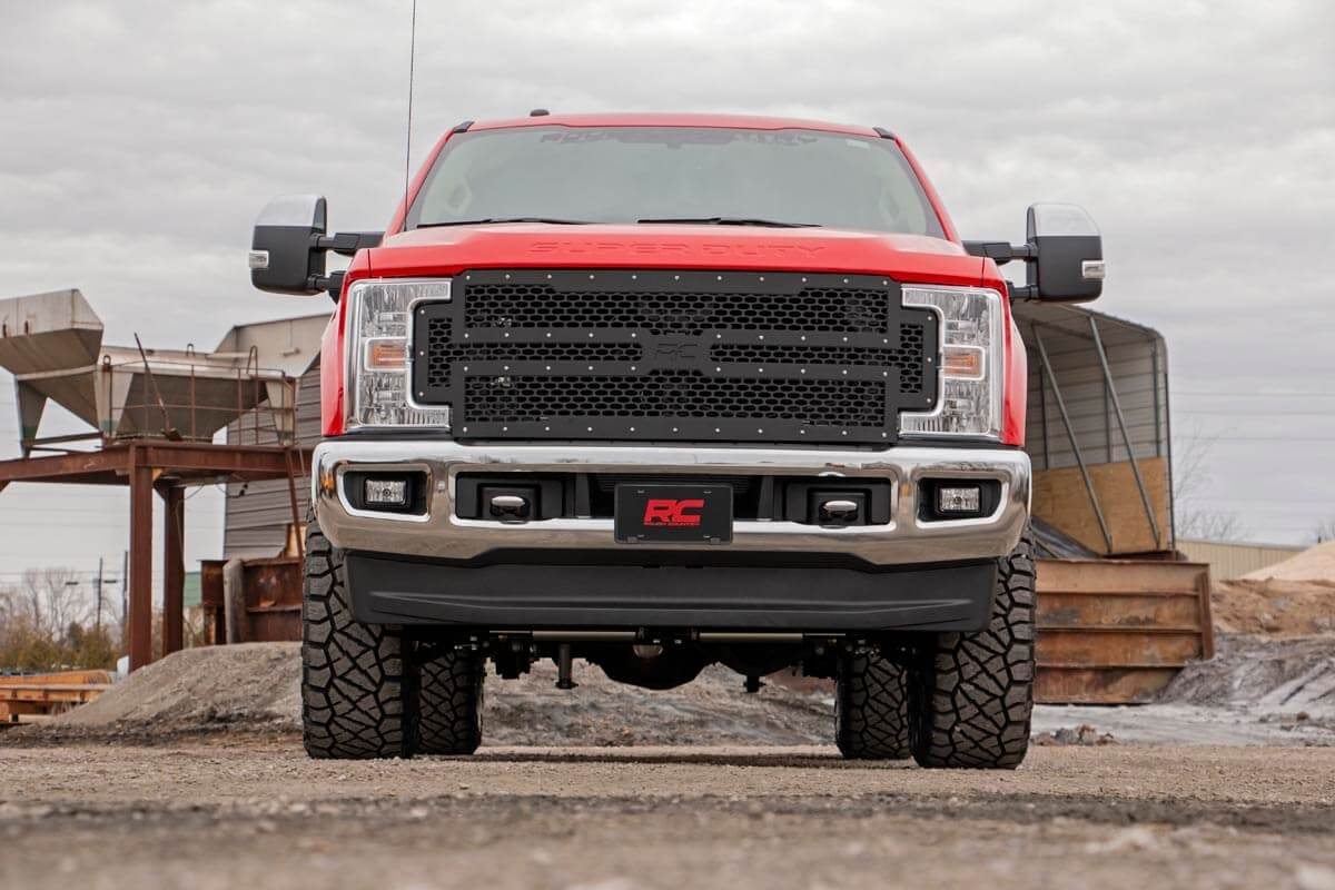 Rough Country Mesh Grille Ford F250/F350 Super Duty 2WD/4WD 2017-2019 - 70213