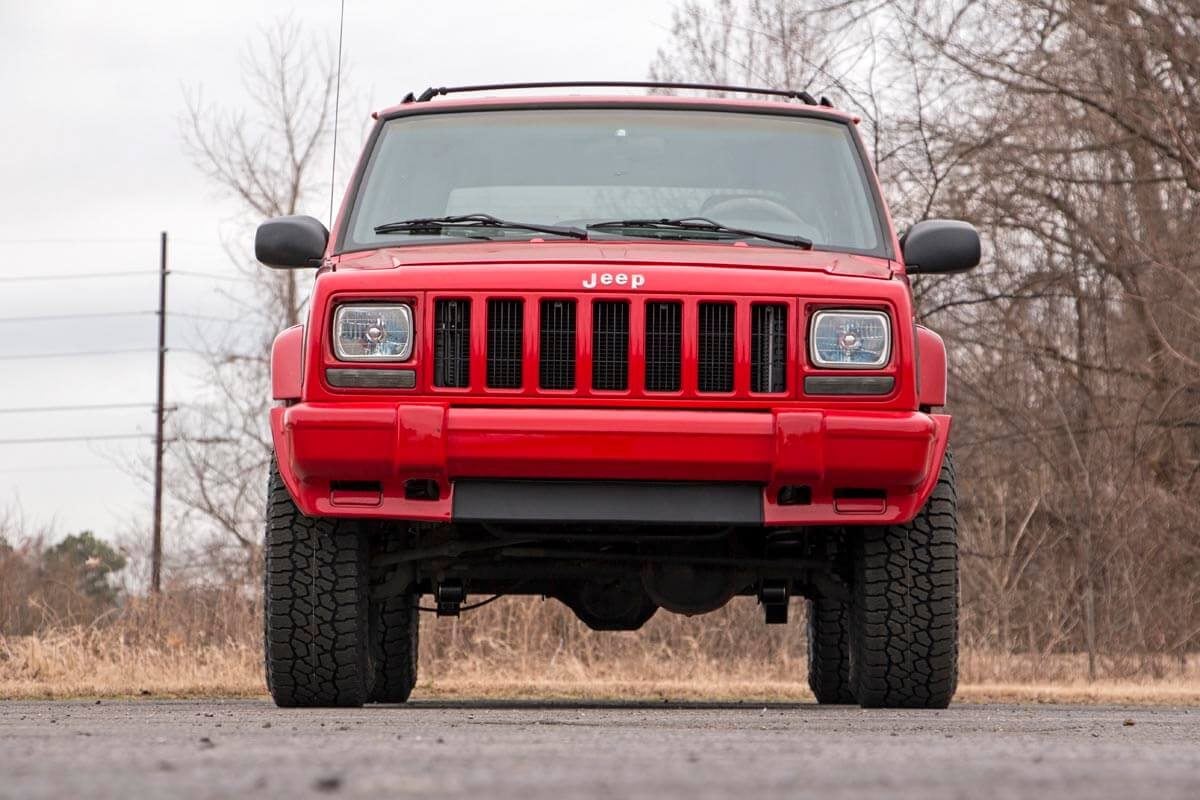 Rough Country 3" Lift Kit SII RR AAL M1 Shocks For Jeep Cherokee XJ 84-01 67041