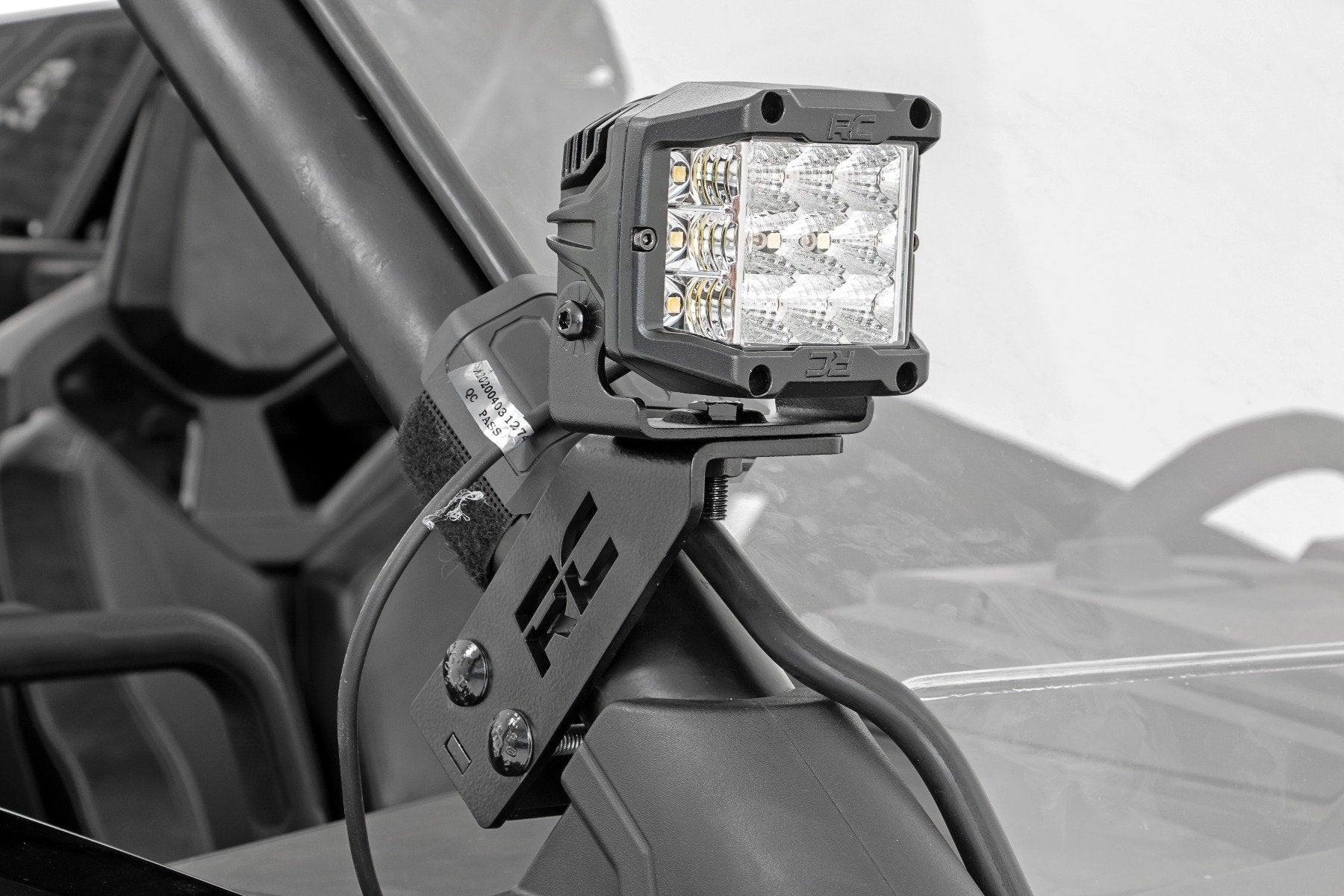 Rough Country Polaris RZR PRO XP LED Cube w/Black Series Flood 2020-2021 93077