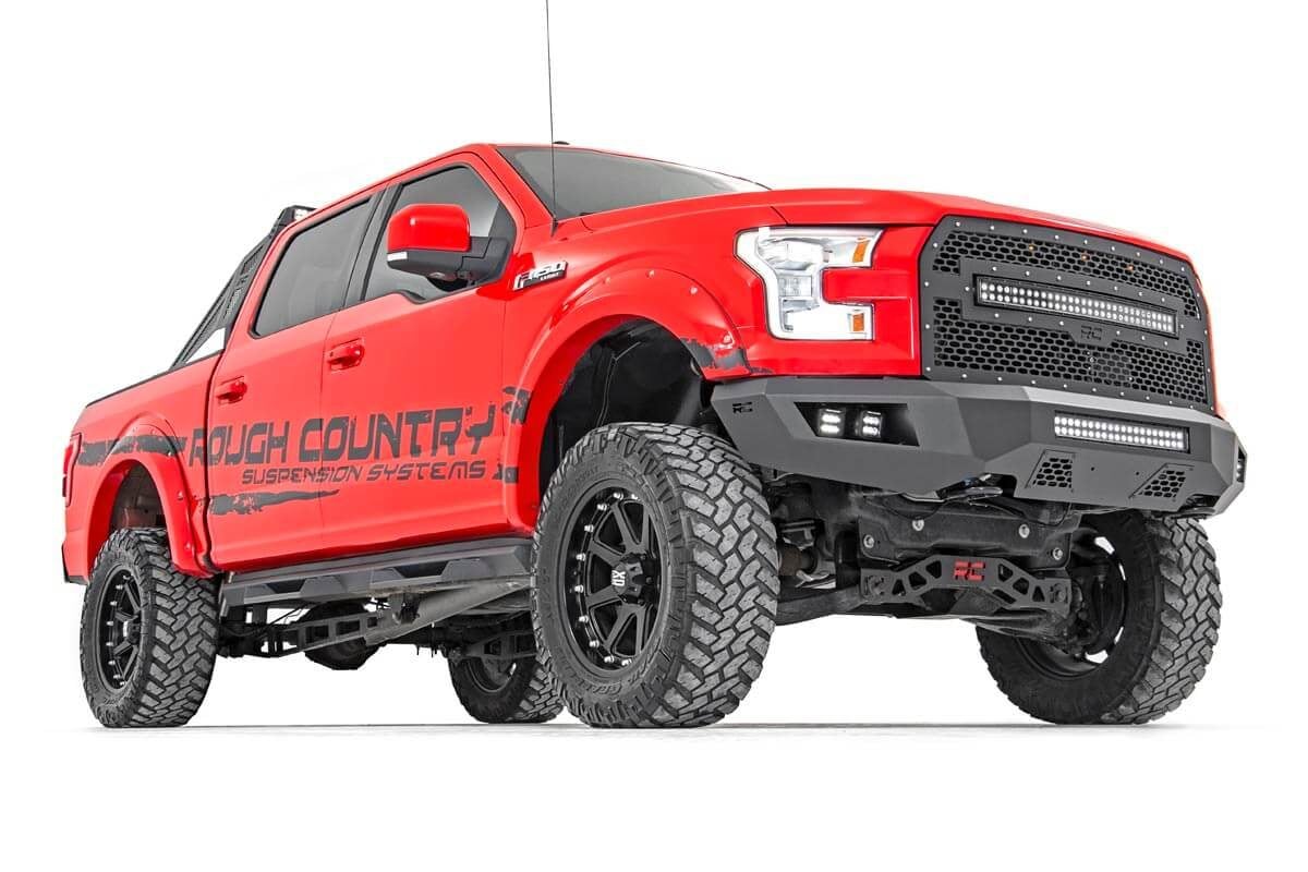 Rough Country Ford Heavy-Duty Front LED Bumper 15-17 F-150 10770