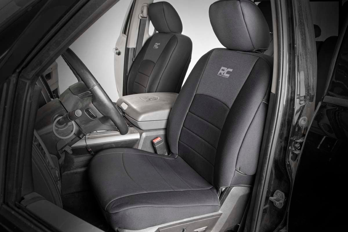 Rough Country Dodge Neoprene Front & Rear Seat Covers 09-18 Ram 1500 91029