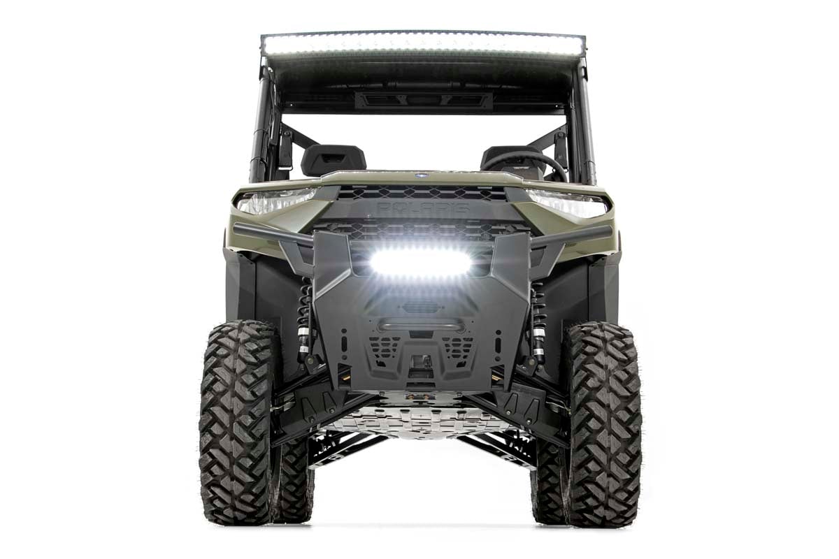 Rough Country Polaris 12-inch LED Bumper Kit Black Series 19-20 Ranger 93014
