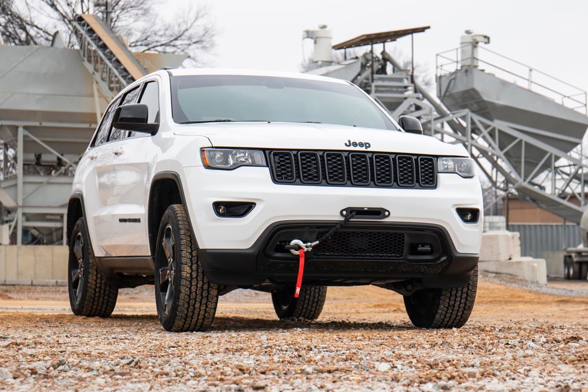 Rough Country Jeep Hidden Winch Mounting Plate 14-20 Grand Cherokee WK2 10602