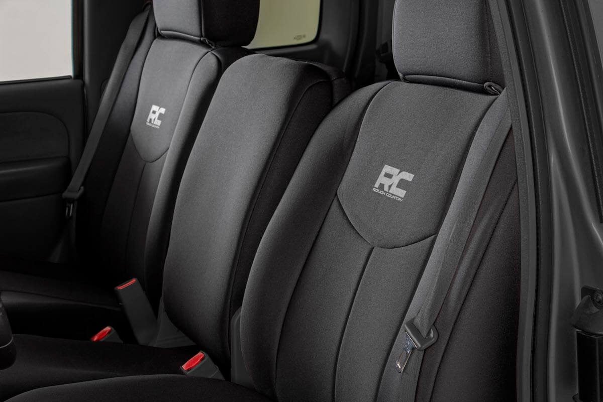 Rough Country GM Neoprene Rear Seat Cover Black 99-06 1500 91014