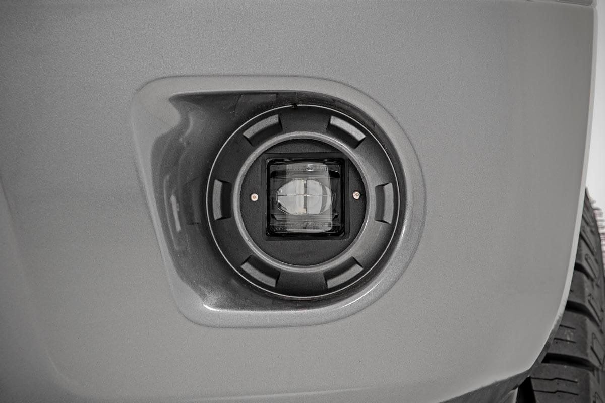 Rough Country Black Series LED Light Pair 2 Inch SAE Fog - 70907