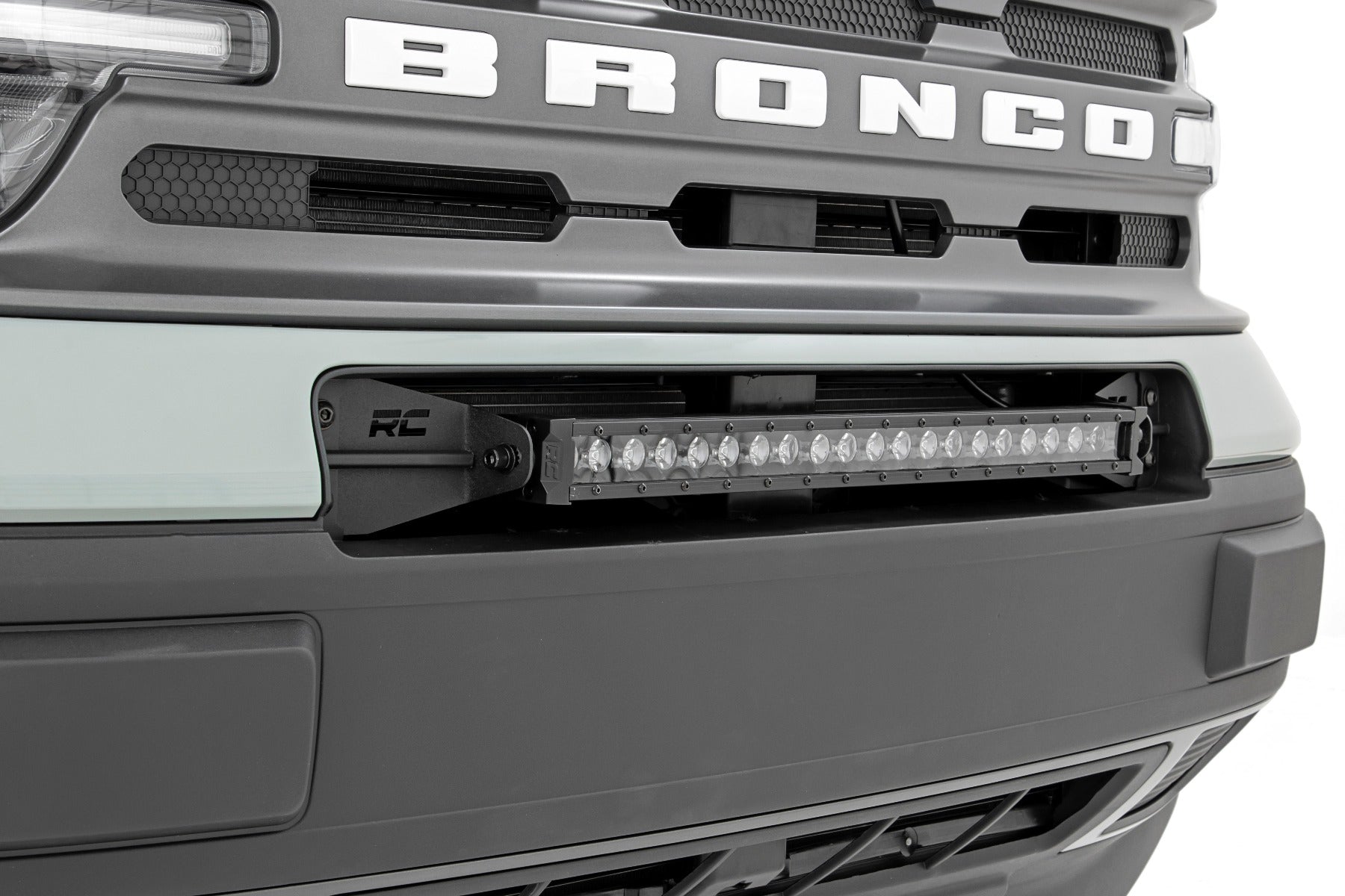 Rough Country LED Light Bumper Mount 20" Single Row Ford Bronco Sport 21-23 82036