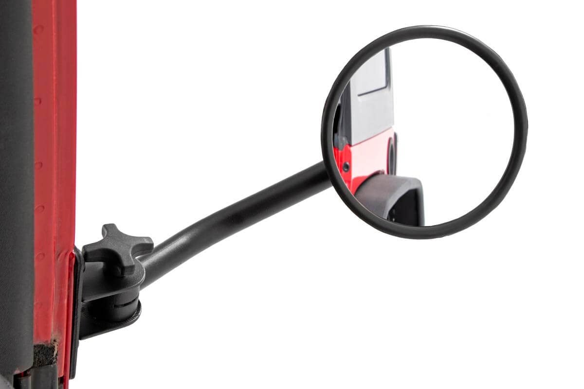 Round Trail Mirror Jeep Wrangler JK/JKU 07-18 10519A