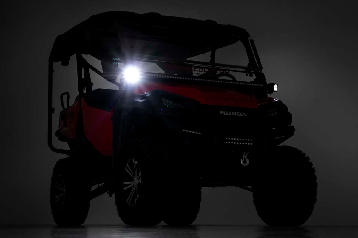 Rough Country fits Honda Dual LED Cube Kit 2in Black Series 16-20 Pioneer 92009