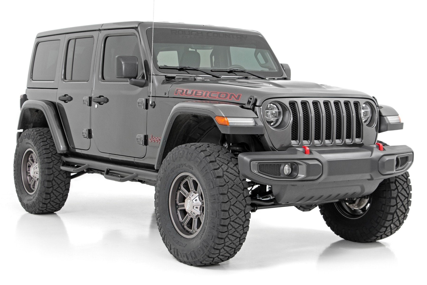 Rough Country 3.5" Lift Kit Adj Lower FR D/S M1 for Jeep Wrangler JLU 24-25 91640