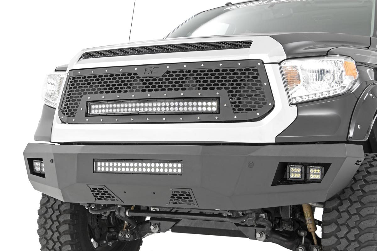 Toyota Mesh Grille w/30" DRow Blk Series LED Cool 14-17 Tundra 70225