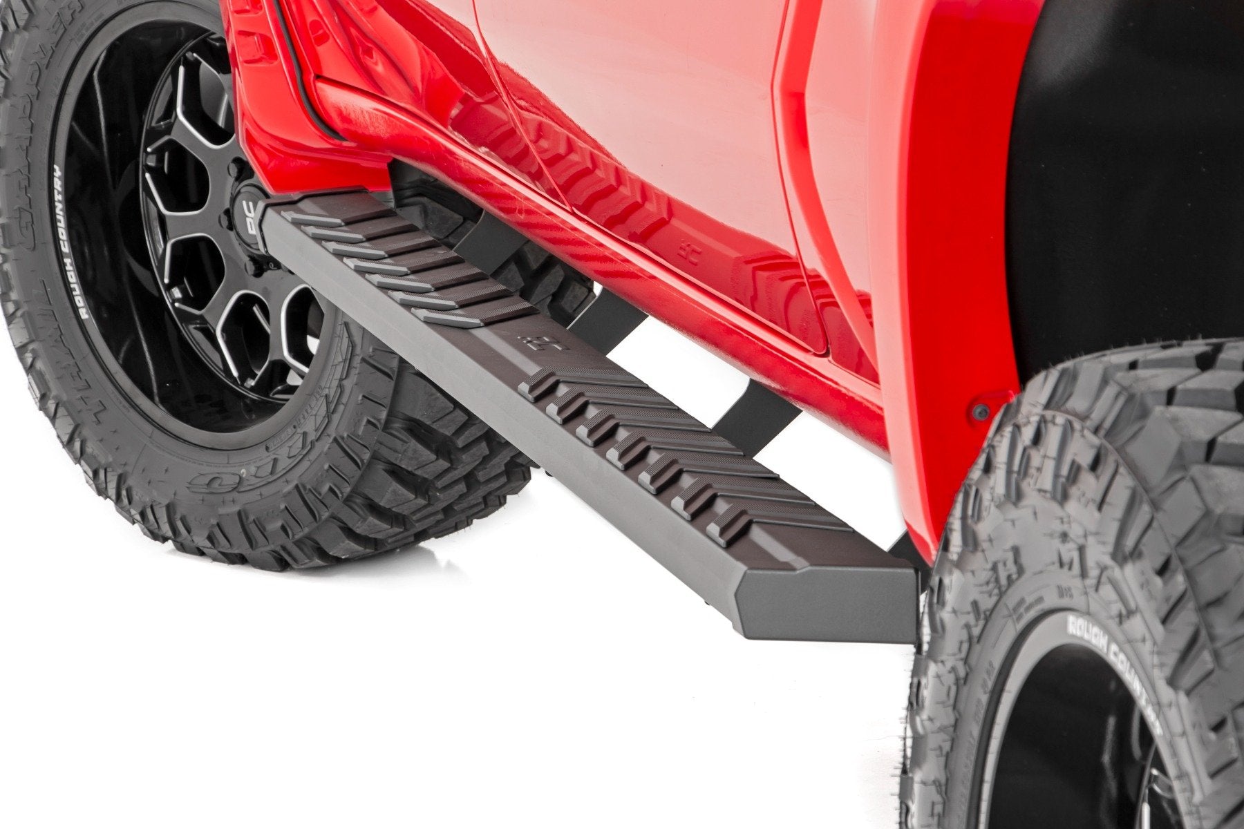 Rough Country BA2 Running Board | Side Step Bars | for Ram 1500 (19-26)/1500 TRX (21-24) 41004A