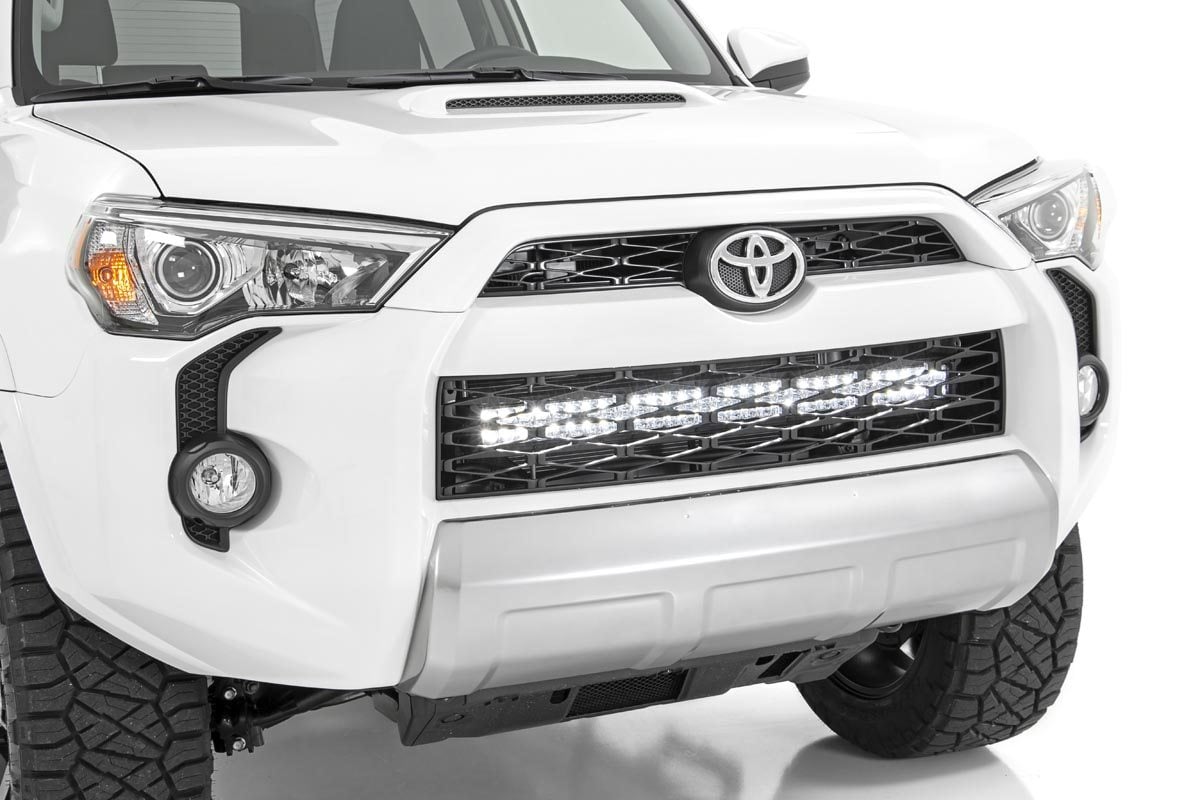 Rough Country 30in LED Grille Kit Black Series White DRL fits Toy 14-20 4-Runner 70787