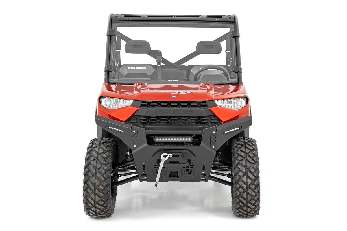 Rough Country Polaris 12-inch LED Bumper Kit Black Series 19-20 Ranger 93014
