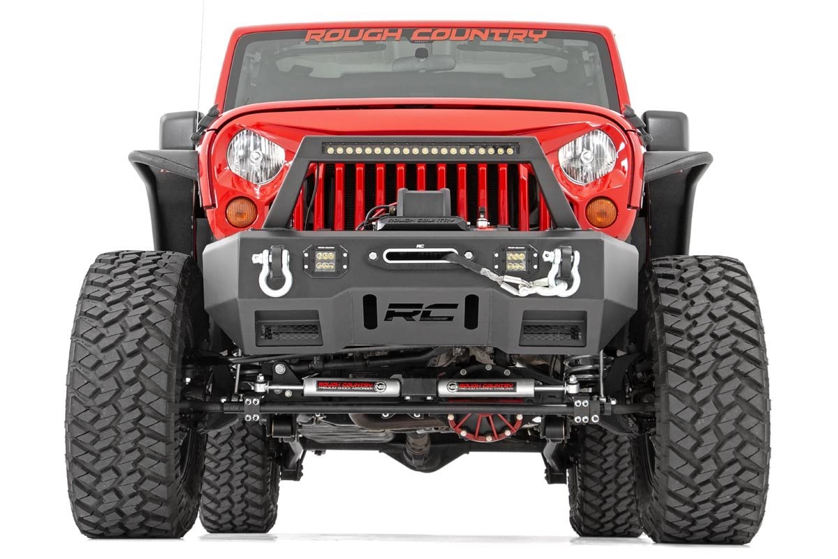 Rough Country Jeep Tubular Front Fender Flares 07-18 Wrangler JK 10531