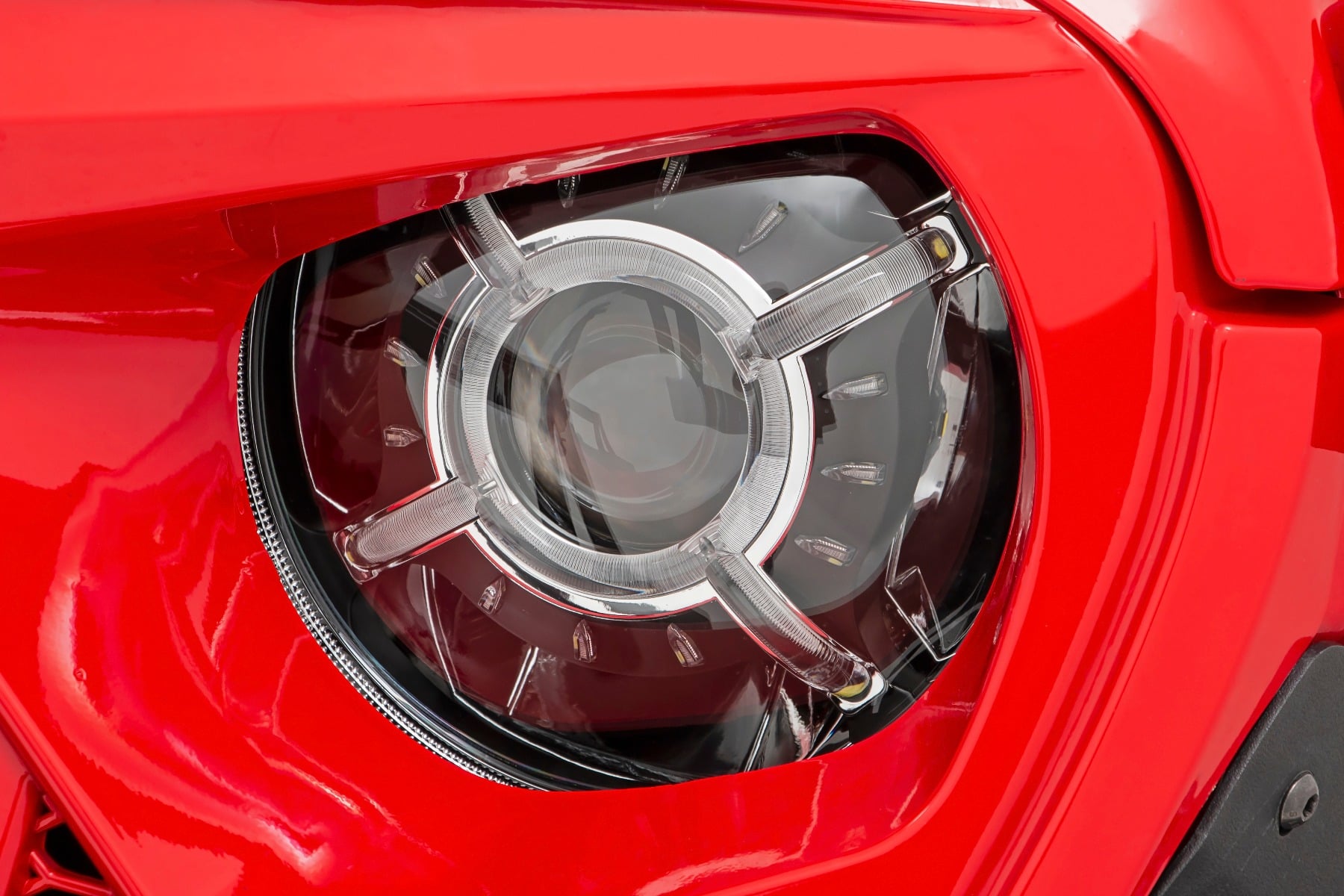 Rough Country 9" LED Headlights DOT for Jeep Gladiator JT/Wrangler JL 18-26 RCH5100