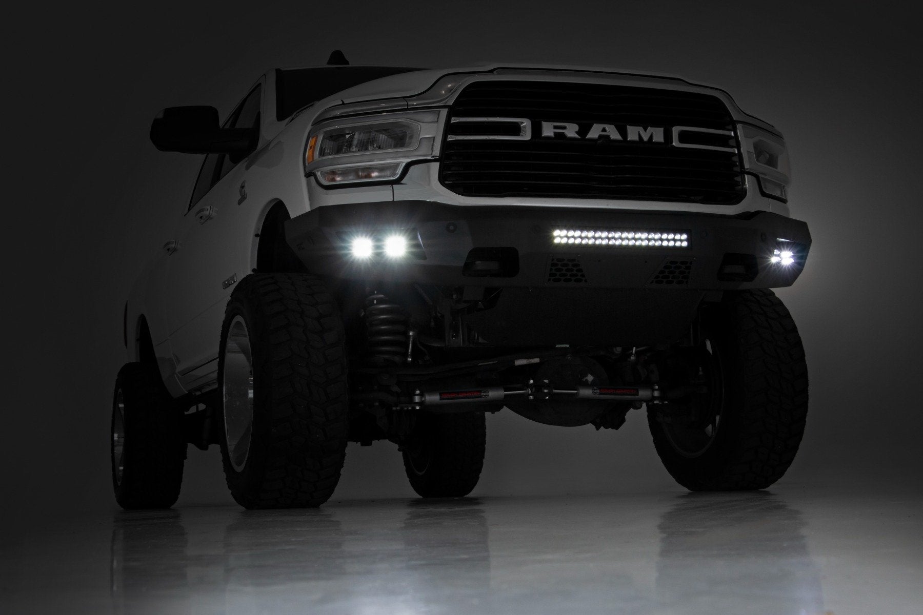 Rough Country Front High Clearance LED Bumper Ram 2500 (2019-2021) 10806A