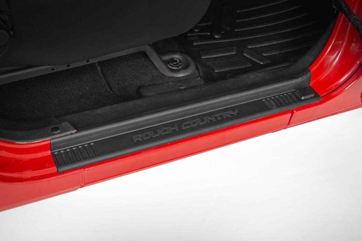 Rough Country Jeep Front & Rear Entry Guards 07-18 Wrangler JK 10567