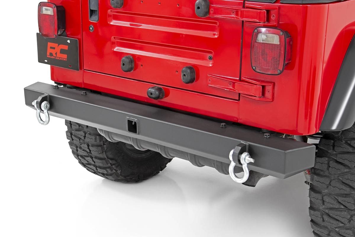 Rough Country Jeep Classic Full Width Rear Bumper 87-06 Wrangler YJ/TJ 10591