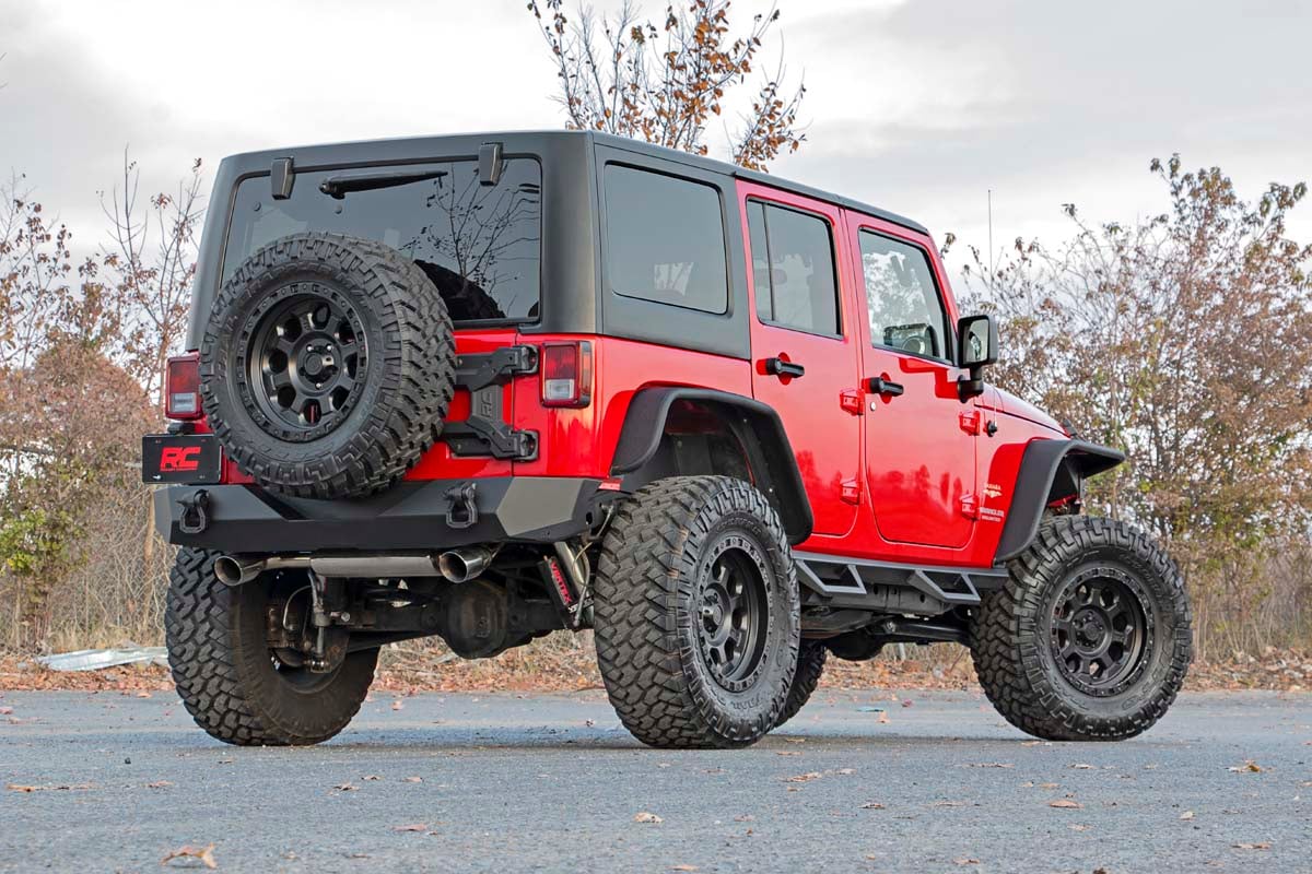 Rough Country HD Hinged Spare Tire Carrier Kit 07-18 Jeep JK Wrangler 10523