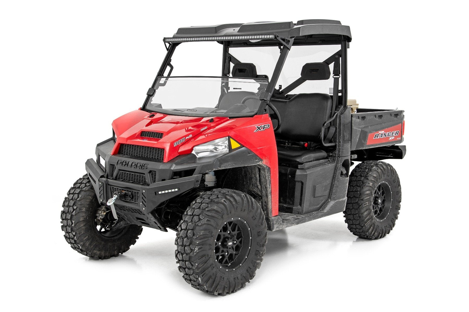 Rough Country Polaris Front Bumper Panels w/ 6in LED Light Bars 13-19 Ranger 93044