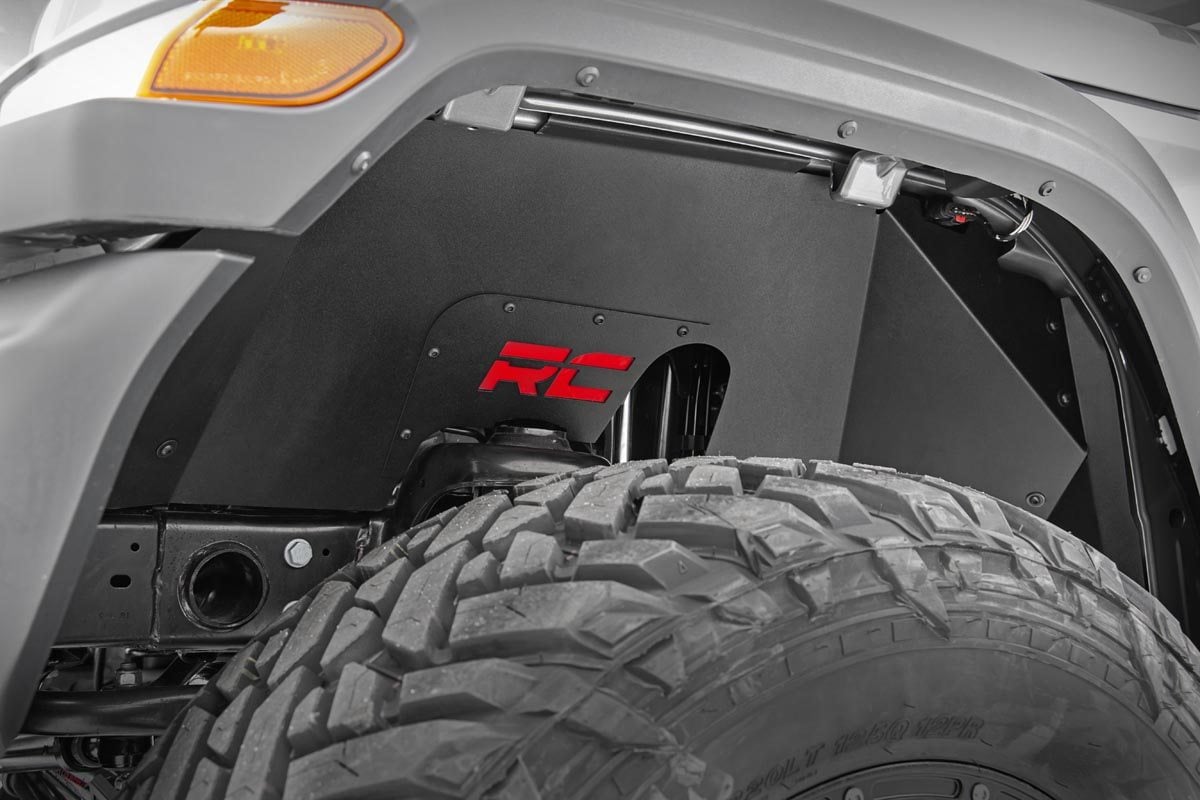Rough Country Jeep Front & Rear Inner Fenders Set 18-20 Wrangler JL 10499